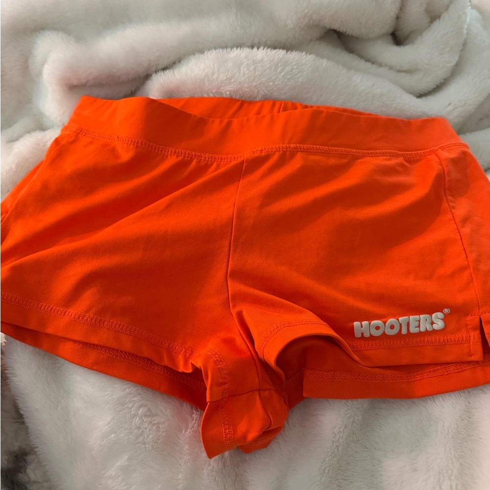 Hooters Vibrant Orange Athletic Shorts